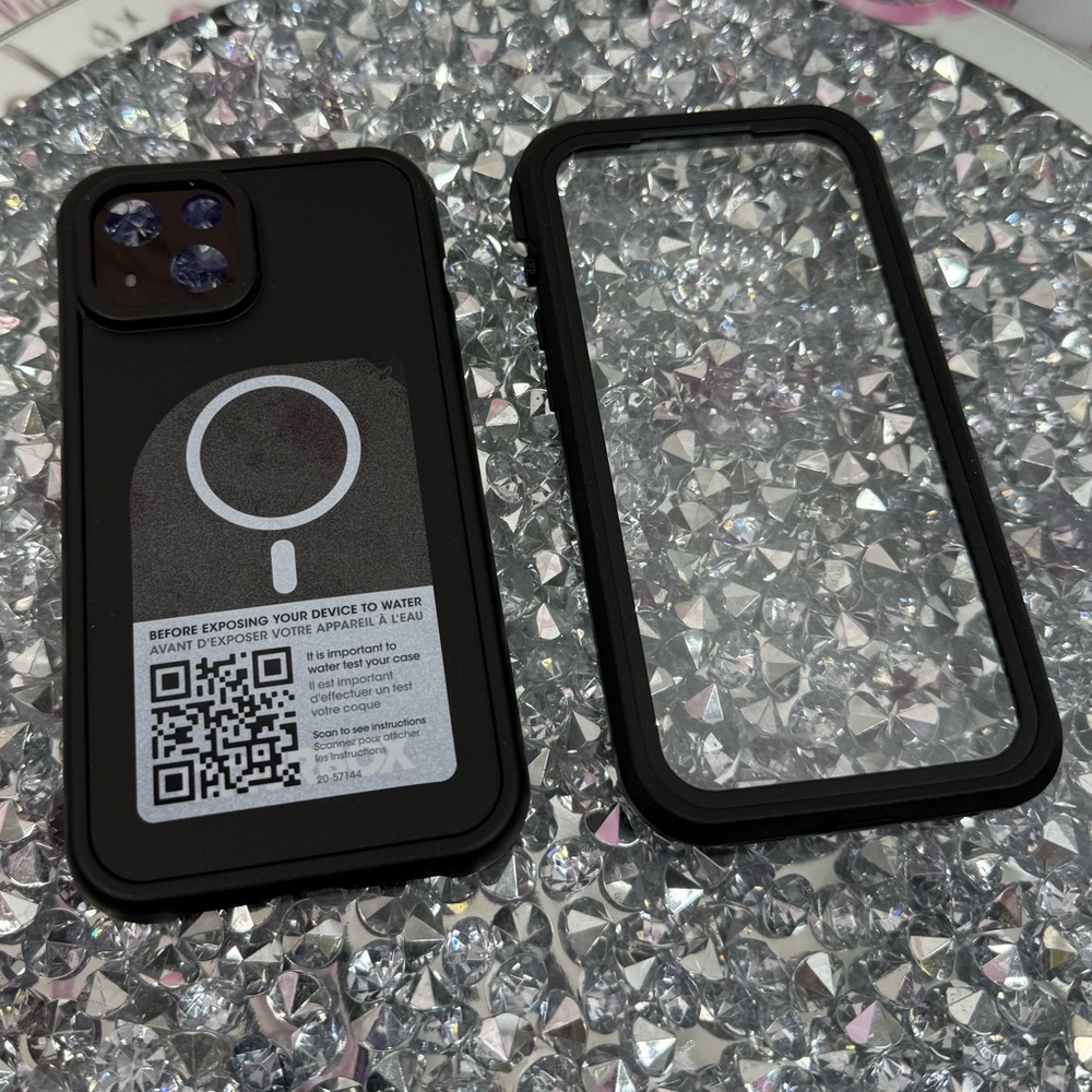 Otterbox iPhone 14 case screen protector dual Black Waterproof Phone Case